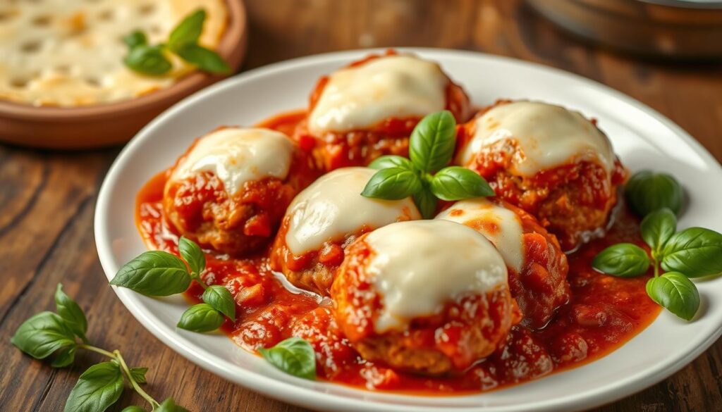 Chicken Parmesan Meatballs