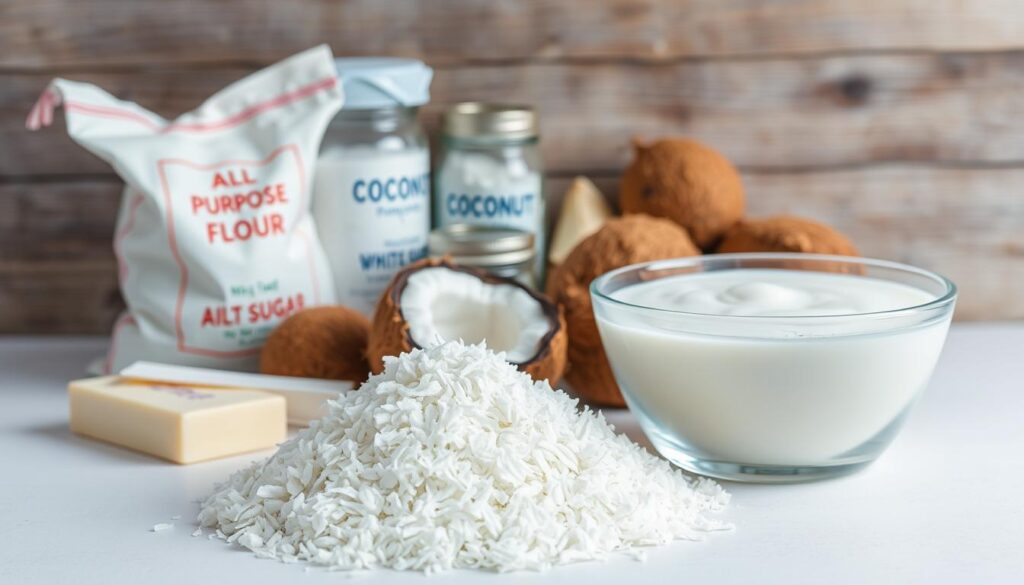 Coconut Baking Ingredients