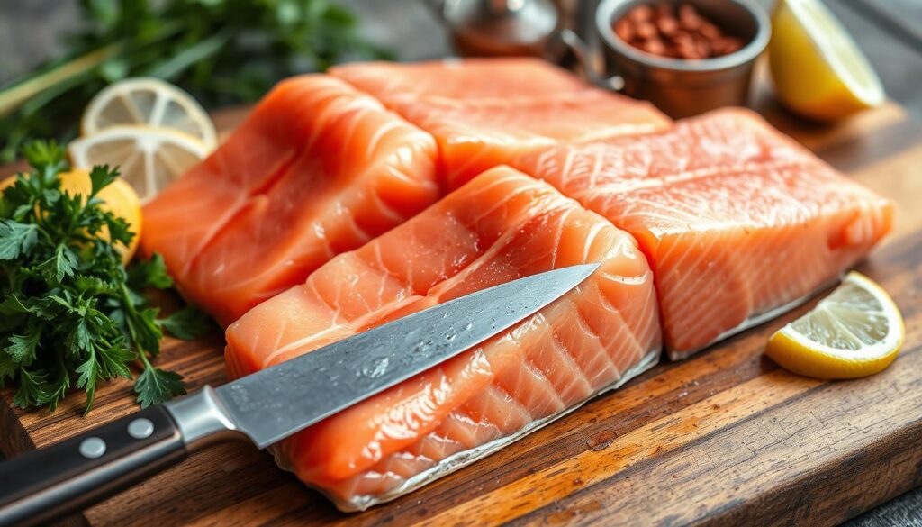 Fresh Salmon Preparation for Grilled Salmon Recipes