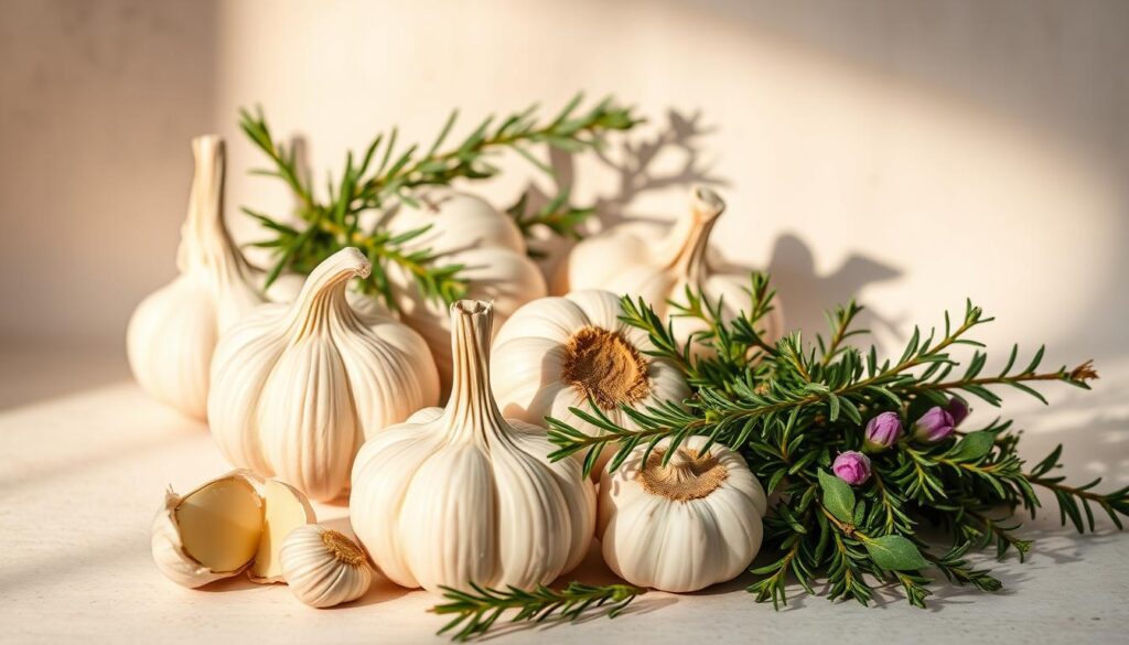 Garlic and Herbs for Potato Recipes