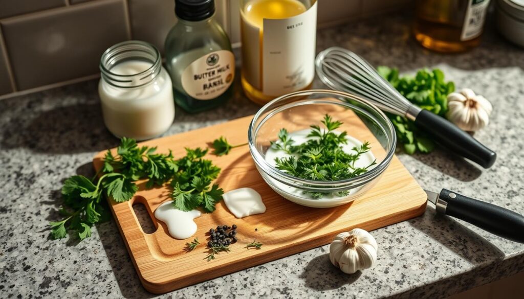 Homemade Ranch Dressing Preparation